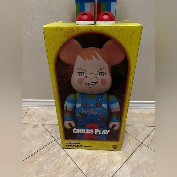 Medicom Toy Be@rbrick 1000 Chucky Bearbrick Child Play Child's GOOD GUY - Picture 8 of 10